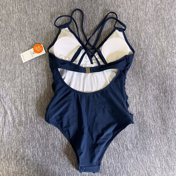 *NEW CHARMO Tummy Control One Piece Swimsuit Small - Picture 9 of 13